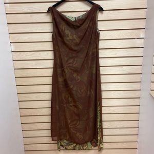 Mariella Rosati women fancy, rich looking dress Made in Italy Size XL